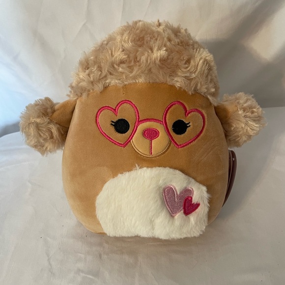 Squishmallows Toys New Squishmallow Jacinda Poodle With Glasses